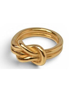 Hermes Scarf Ring Holder Atame Gold